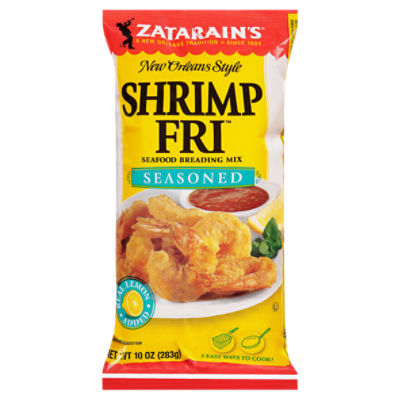 Zatarain's Shrimp Fri Seasoned Seafood Breading Mix, 10 oz