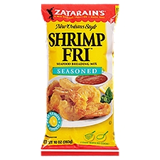 Zatarain's Shrimp Fri Seasoned, Seafood Breading Mix, 10 Ounce