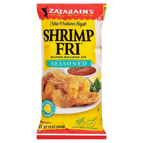 Zatarain's Shrimp Fri Seasoned Seafood Breading Mix, 10 oz