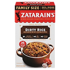 Zatarain's Family Size Dirty Rice Mix, 12 oz, 12 Ounce