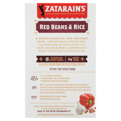 Zatarain's Frozen Red Bean And Rice With Sausage 12 oz