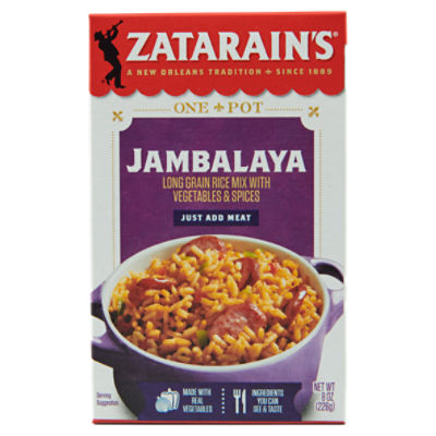 Zatarain's Jambalaya Rice, 8 oz, 8 Ounce