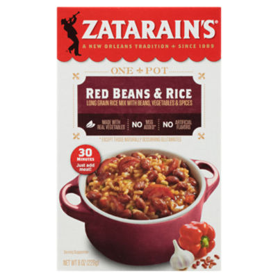 Fleur de Lolly: Zatarain's Red Beans and Rice with Smoked Sausage