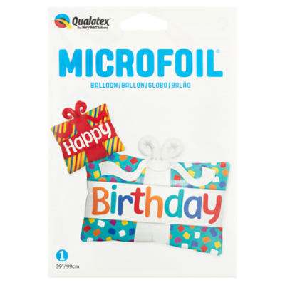 Qualatex Microfoil 39'' Birthday Balloon