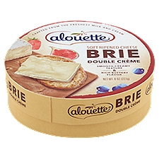 Alouette Brie Double Crème Soft Ripened Cheese, 8 oz, 8 Ounce