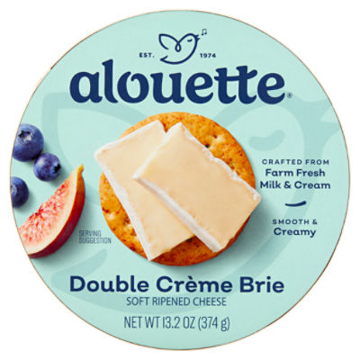 Alouette Brie Double Crème Soft Ripened Cheese, 13.2 oz