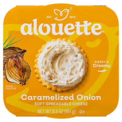 Alouette Caramelized Onion Soft Spreadable Cheese, 6.5 oz