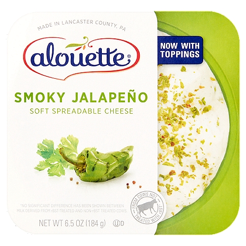 Alouette Smoky Jalapeño Soft Spreadable Cheese, 6.5 oz
