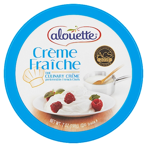 Crème Fraîche, a pillar of French cuisine, is a superior cooking cream used in many different recipes. Use Crème Fraîche in place of sour cream or heavy cream to bring a rich, velvety texture to soups and sauces. Our flavor-save cup completely protects our Crème Fraîche from light which helps to preserve its flavor all the way through the sell-by date.