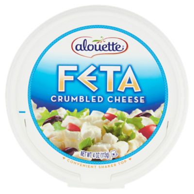 Alouette Feta Crumbled Cheese, 4 oz, 4 Ounce