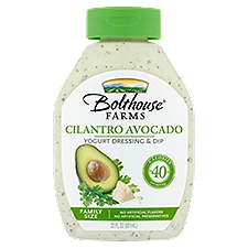 Bolthouse Farms Cilantro Avocado Yogurt Dressing & Dip Family Size, 22 fl oz, 22 Fluid ounce
