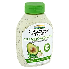 Bolthouse Farms Cilantro Avocado, Yogurt Dressing & Dip, 22 Fluid ounce