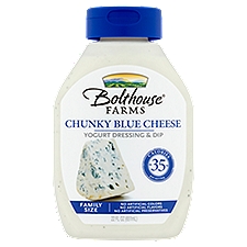 Bolthouse Farms Chunky Blue Cheese Yogurt Dressing & Dip Family Size, 22 fl oz, 22 Fluid ounce