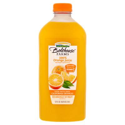 Bolthouse Farms 100% Orange Juice, 52 fl oz