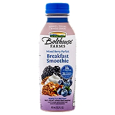 Bolthouse Farms Mixed Berry Parfait Breakfast Smoothie, 15.2 fl oz, 15.2 Fluid ounce