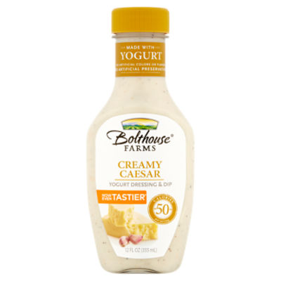 Bolthouse Farms Creamy Caesar Yogurt Dressing & Dip, 12 fl oz, 12 Fluid ounce