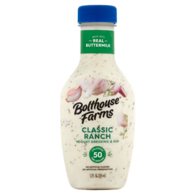 Bolthouse Farms Classic Ranch Yogurt Dressing & Dip, 12 fl oz, 12 Fluid ounce