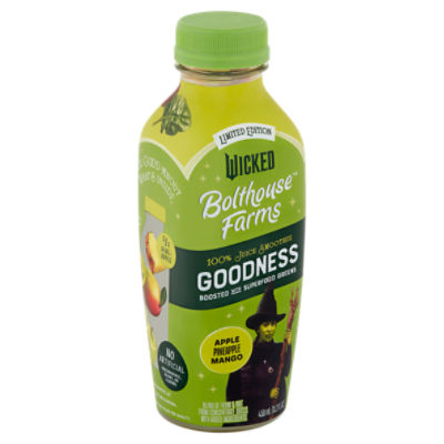 Bolthouse Farms Wicked Apple Pineapple Mango 100% Juice Smoothie Limited Edition, 15.2 fl oz