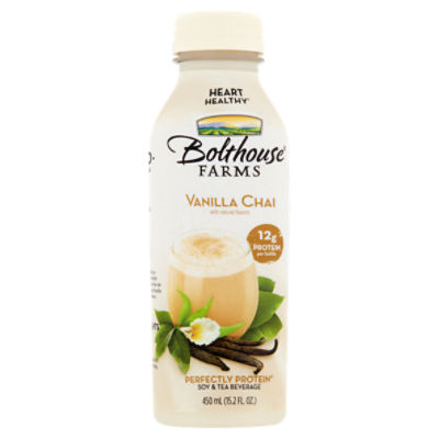 Bolthouse Farms Vanilla Chai Soy & Tea Beverage, 15.2 fl oz, 15.2 Fluid ounce