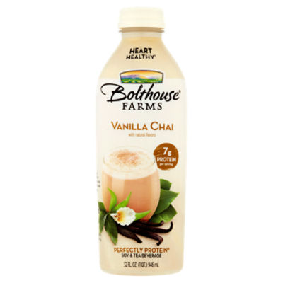 Bolthouse Farms Perfectly Protein Vanilla Chai Soy & Tea Beverage, 32 fl oz, 32 Fluid ounce