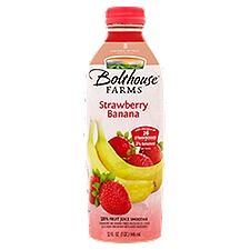 Bolthouse Farms Strawberry Banana, 100% Fruit Juice Smoothie, 32 Fluid ounce