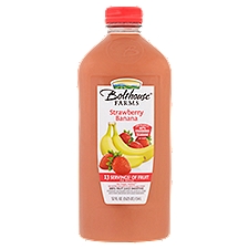 Bolthouse Farms Strawberry Banana, 100% Fruit Juice Smoothie, 52 Fluid ounce