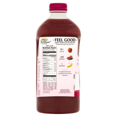 Bolthouse Farms 100% Fruit Juice Smoothie, Strawberry Banana - 52 fl oz