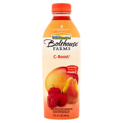 Bolthouse Farms C-Boost 100% Fruit Juice Smoothie, 32 fl oz, 32 Fluid ounce