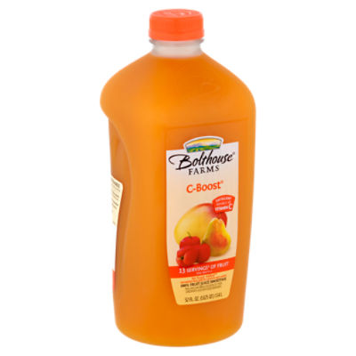 Bolthouse Farms C-Boost No Sugar Added 100% Fruit Juice Smoothie, 52 fl oz, 52 Ounce