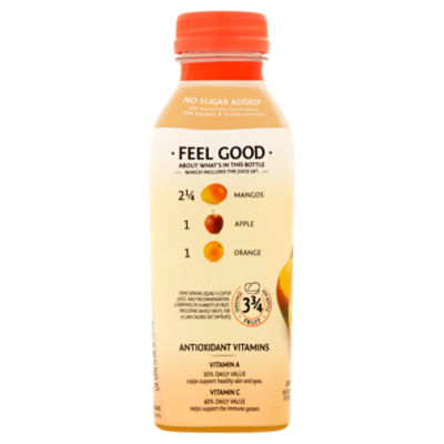 Bolthouse Farms Amazing Mango 100% Fruit Juice Smoothie, 15.2 fl oz - Price  Rite