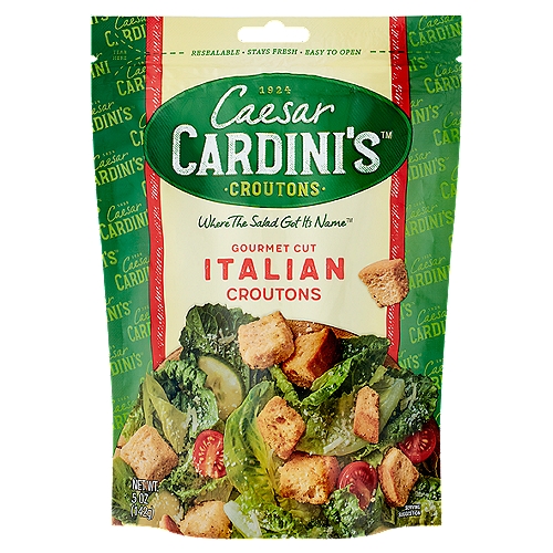 Caesar Cardini's Gourmet Cut Italian Croutons, 5 oz