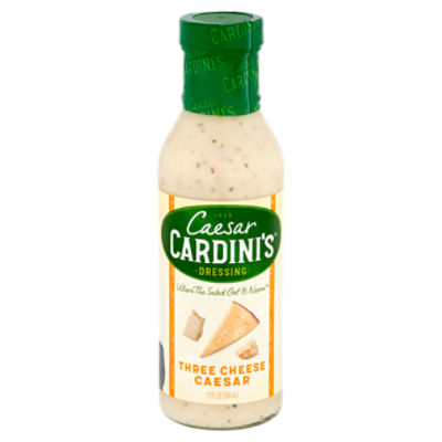 Caesar Cardini's Three Cheese Caesar Dressing, 12 fl oz