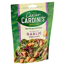 Caesar Cardini's Gourmet Cut Garlic, Croutons, 5 Ounce