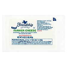 Friendship Dairies Farmer Cheese, 16 oz, 16 Ounce