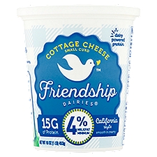Friendship Dairies Small Curd California Style Cottage Cheese, 16 oz