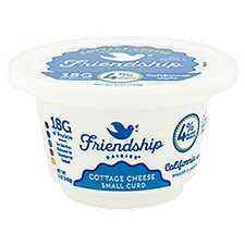 Friendship Dairies Small Curd, Cottage Cheese, 5 Ounce