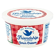 Friendship Dairies Sour Cream, 8 Ounce