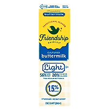 Friendship Dairies Light Cultured Buttermilk, 32 Fluid ounce