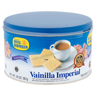 Royal Borinquen Vainilla Imperial Cookies, 20 oz