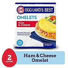 Eggland's Best Ham & Cheese Frozen Omelet, 2 count, 7.8 Ounce
