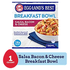 Eggland's Best Salsa, Bacon & Cheese Breakfast Bowl, 7 oz, 7 Ounce