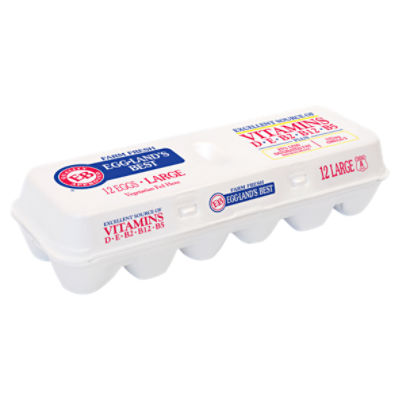 Eggland's Best Classic Large White Eggs, 12 Count - Price Rite