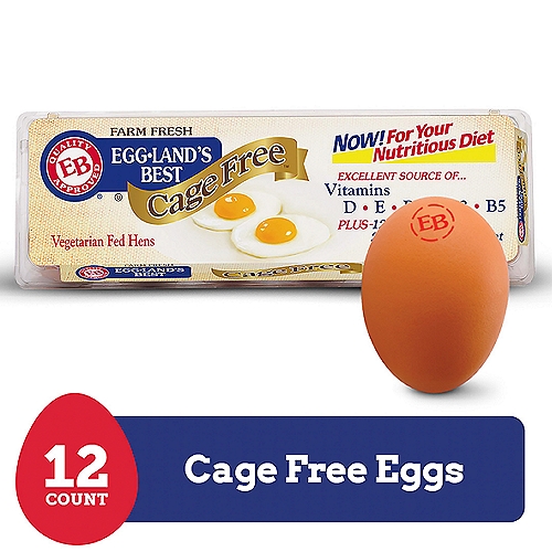 Eggland's Best Cage Free Large Brown Eggs, 12 count