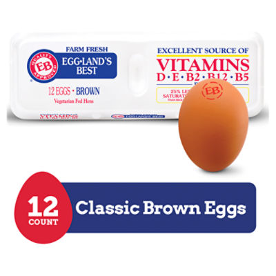 Eggland's Best Large Brown Eggs, 12 count