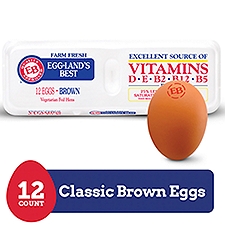 Eggland's Best Classic Large Brown Eggs, 12 count, 12 Each