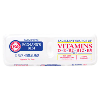 Eggland's Best Eggs, Extra Large, 12 Count - Fairway