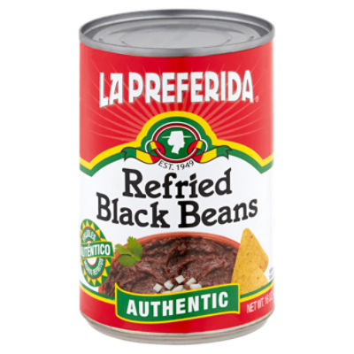 La Preferida Authentic Refried Black Beans, 16 oz