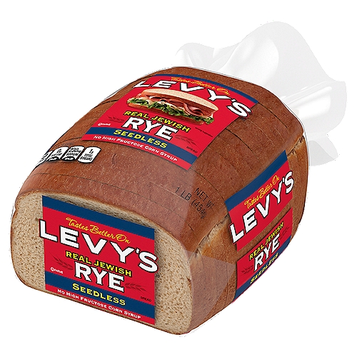 Levy's Real Jewish Rye Seedless Bread, 1lb