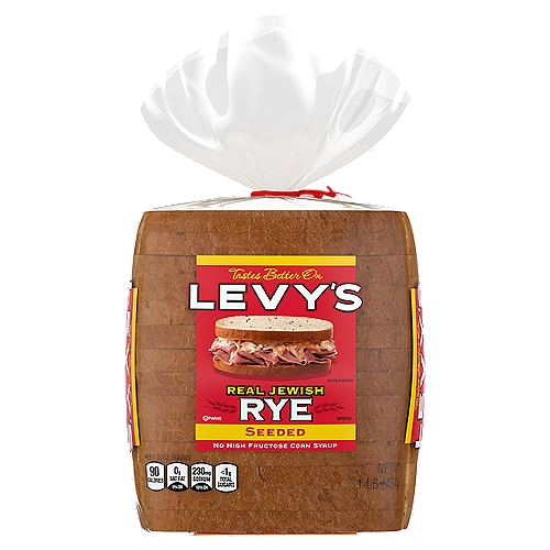 Levy's Real Jewish Rye Seeded Bread, 1 lb