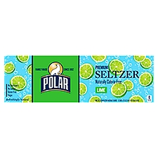 Polar Lime, Seltzer Water, 144 Fluid ounce